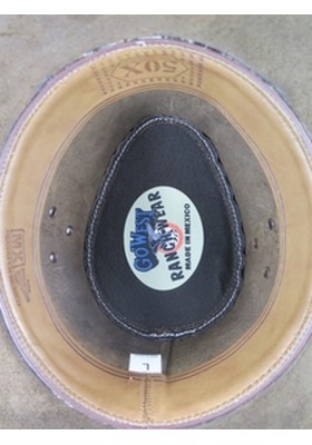 FIDEL BROWN LEATHER HAT