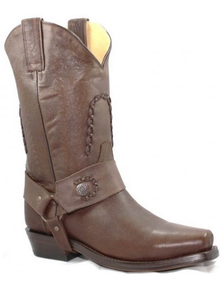 LEE PEBBLE GRAIN BROWN LEATHER