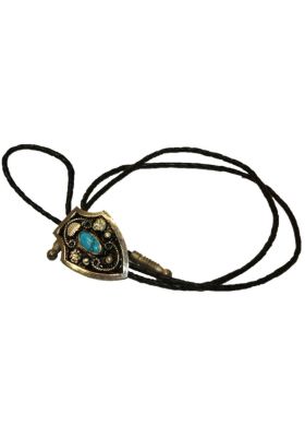 BOLO TIE PERLE BLEU GOWEST