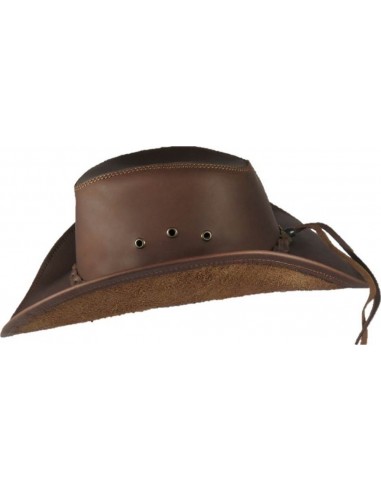GORRA DE PIEL FRISCO CAFÉ