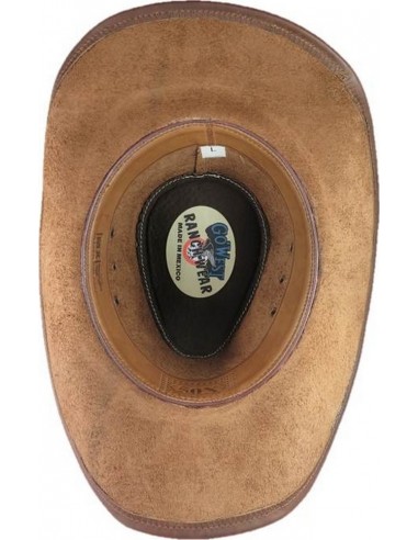 FRISCO BROWN LEATHER HAT